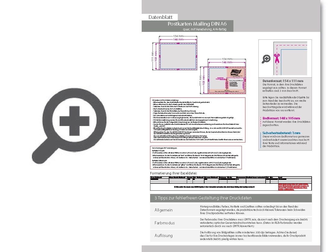 Product Bild postkarten-mailing_din_a6_quer_(14_8_cm_x_10_5_cm)_mit_partieller_glitzer-lack-veredelung