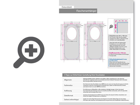 Product Bild flaschenanh__nger_4_4-farbig_(beidseitiger_druck)_mit_einseitig_partiellem_glitzer-lack